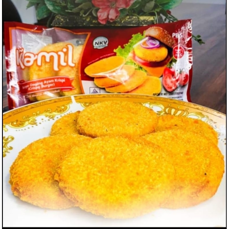 Crispy chicken burger kamil isi 7
