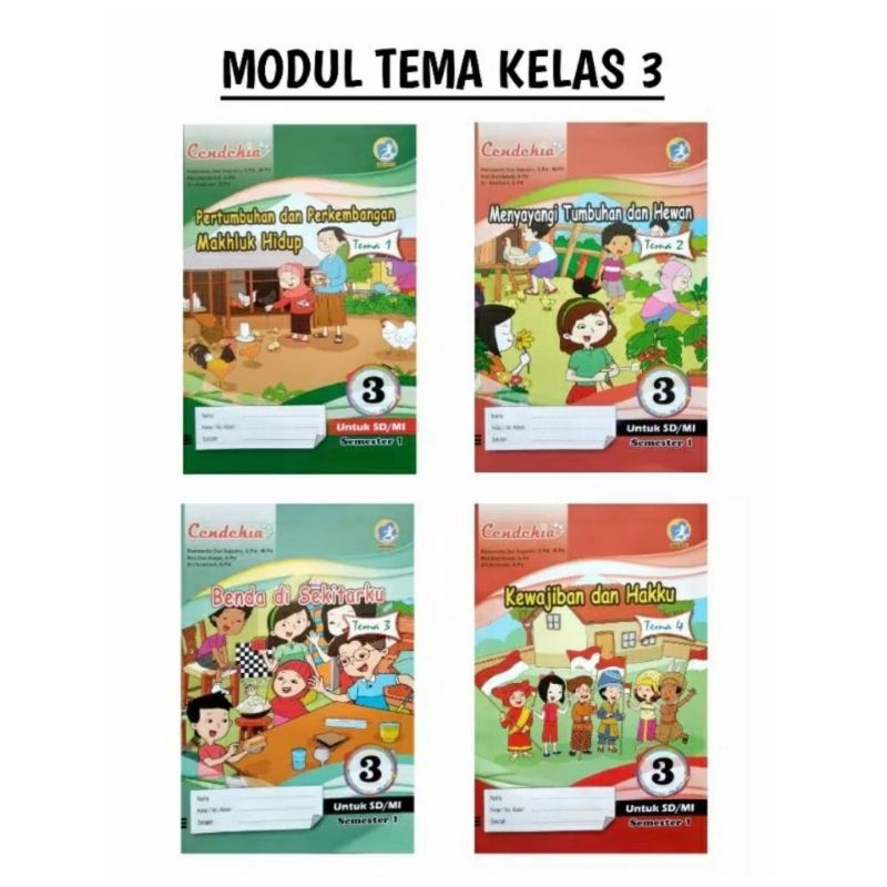 

PAKET BUKU LKS TEMA (1,2,3,4) KELAS 3 SEMESTER 1 PUSTAKA CENDEKIA