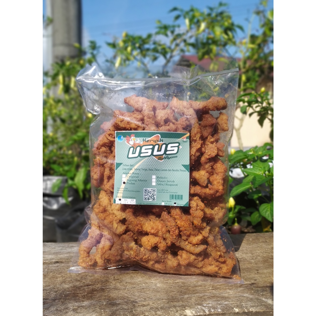 

Keripik Usus MakNyoss 250Gram
