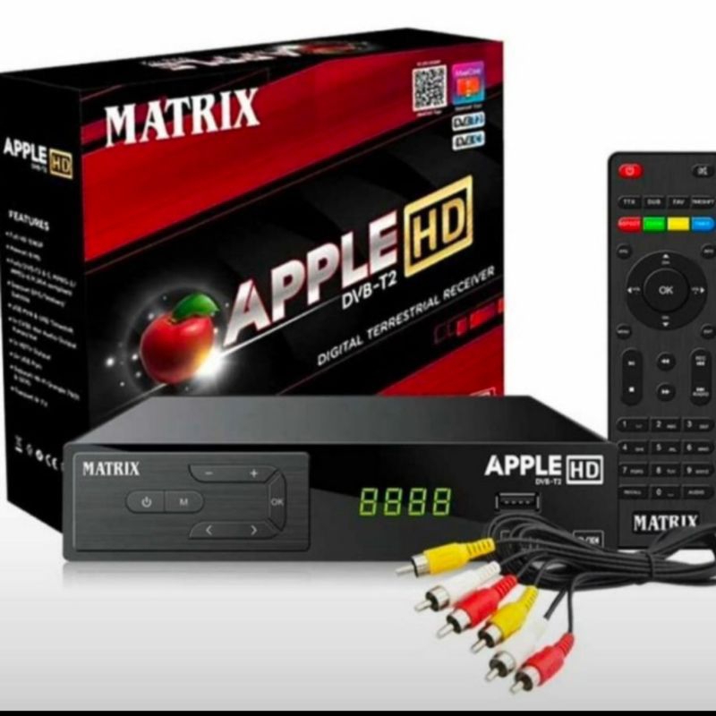 Jtterang Stb Matrix Apple Merah Original // Stb Matrix Apple Merah Digital //Stb Tv Tabung //Stb Tv