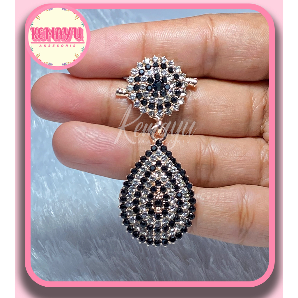 BROS DAGU JUNTAI PANJANG SWAROVSKI MEWAH / BROS DAGU / BROS JUNTAI / BROS PANJANG / BROS HIJAB