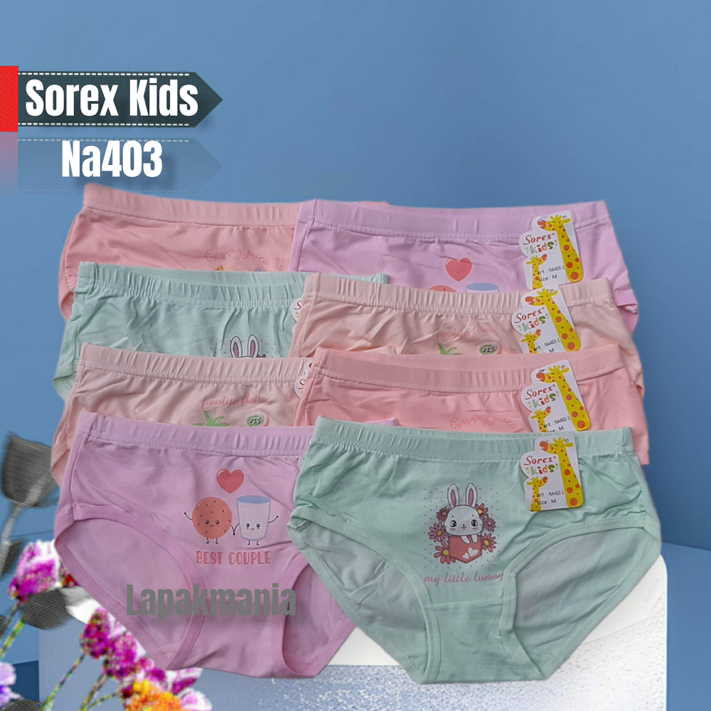 CD Sorex Kids Na403 | Sorex Kids Celana Dalam Anak Perempuan Super Soft SK NA403