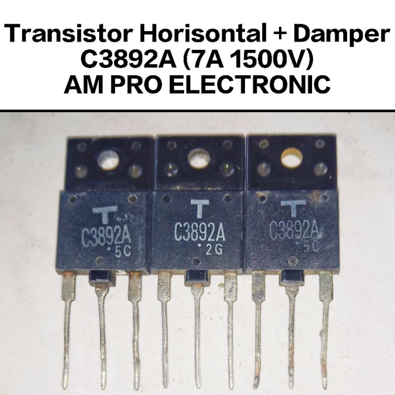 TR C3892A Persamaan C4123 C4744 C4762 C3892 Transistor Horisontal Cabutan