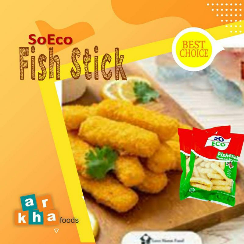 

So Eco Fish Stick 500gr / SoEco Fish Stick / Nugget Ikan