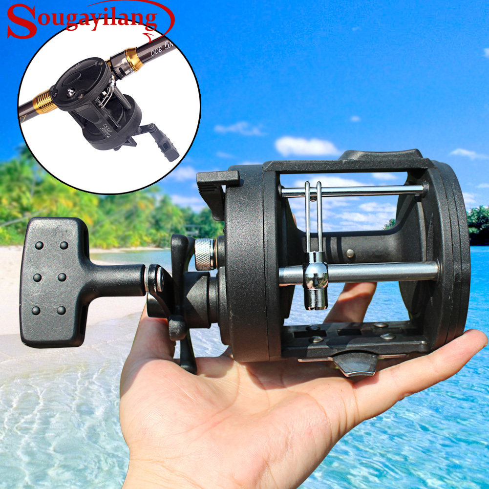 Sougayilang Reel Pancing 3000 4000 Trolling Reel 3.8:1 Memancing Ikan Laut 25Kg Overhead