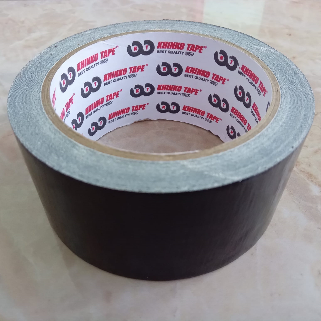 

LAKBAN SELOTIP KAIN HITAM SUPER MURAH BERKUALITAS UKURAN 48mm X 15 yard (4,8cm X 13,7m)