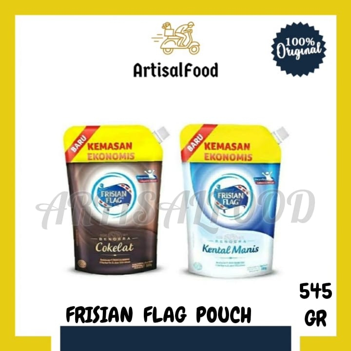 

FRISIAN FLAG KENTAL MANIS POUCH 545gr PLAIN ORI susu skm