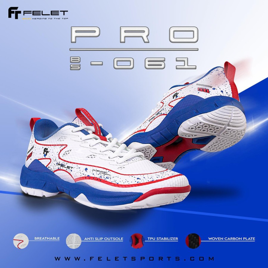 Sepatu Badminton Felet BS061 Pro