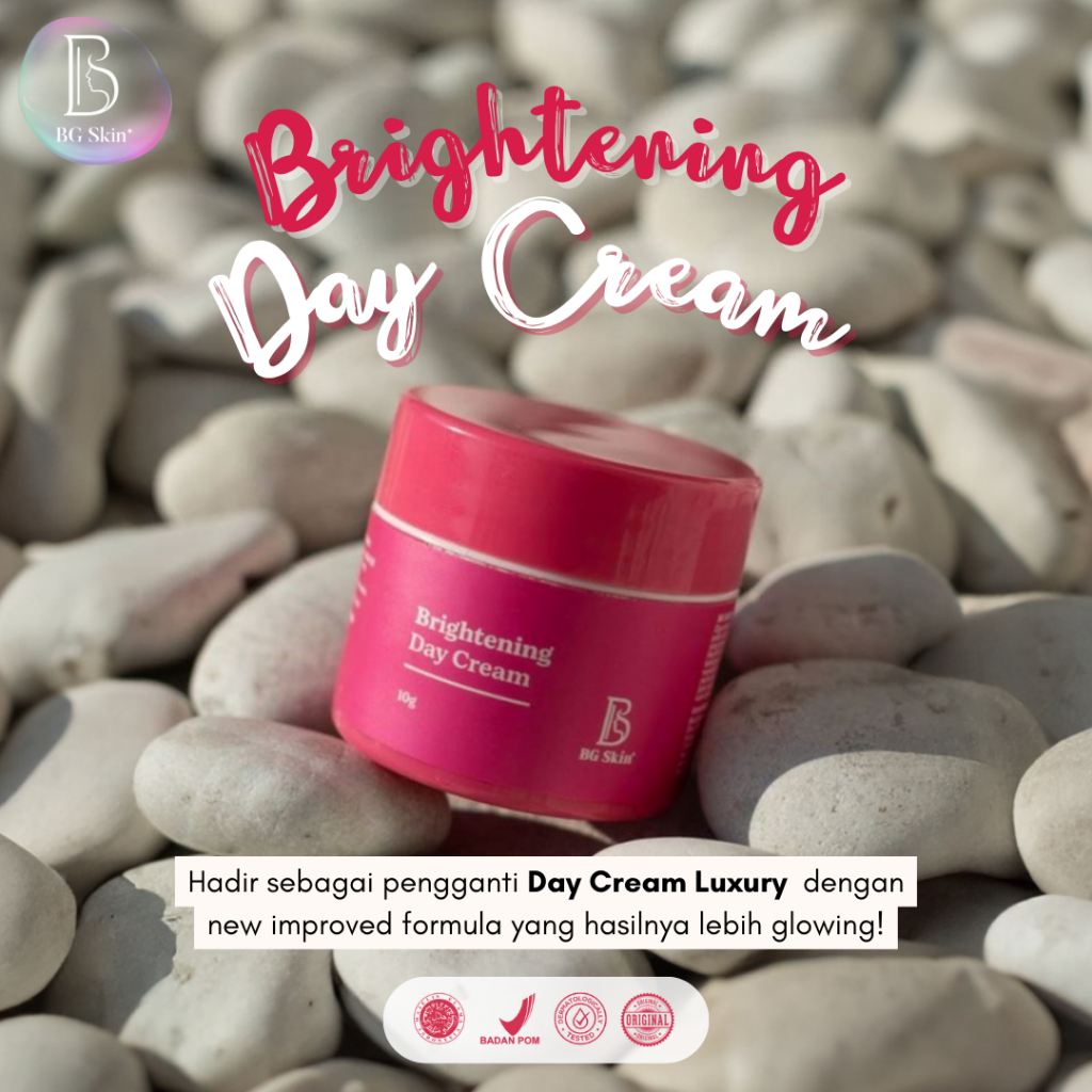[BG Skin] Brightening Day Cream/Day Cream Luxury/Krim Siang/SPF15