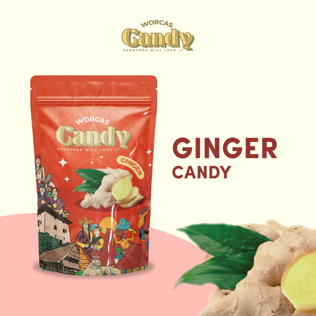 

Worcas Candy Ginger Permen Jahe