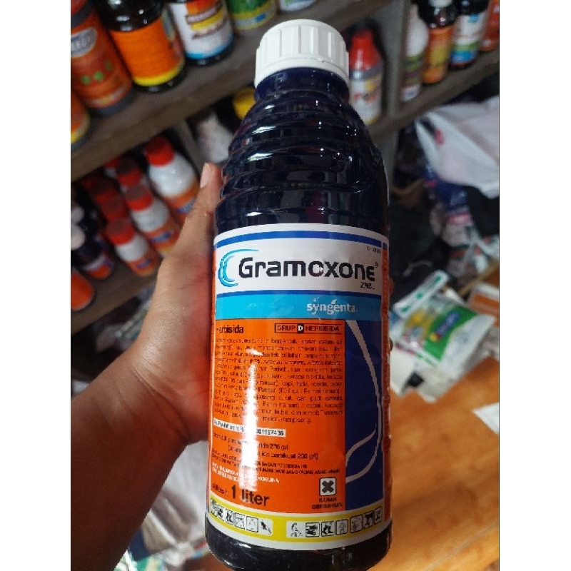 Herbisida gramoxone 1liter racun rumput liar langsung kering HERBISIDA GRAMOXONE 1LITER