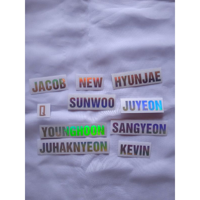 

stiker hologram the boyz