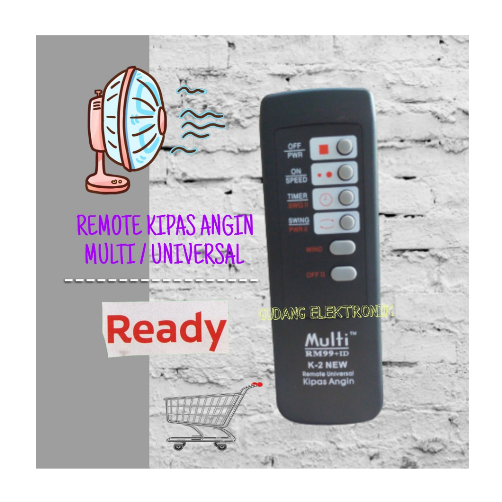 REMOTE UNIVERSAL KIPAS ANGIN RM99+ID NEW PRODUK
