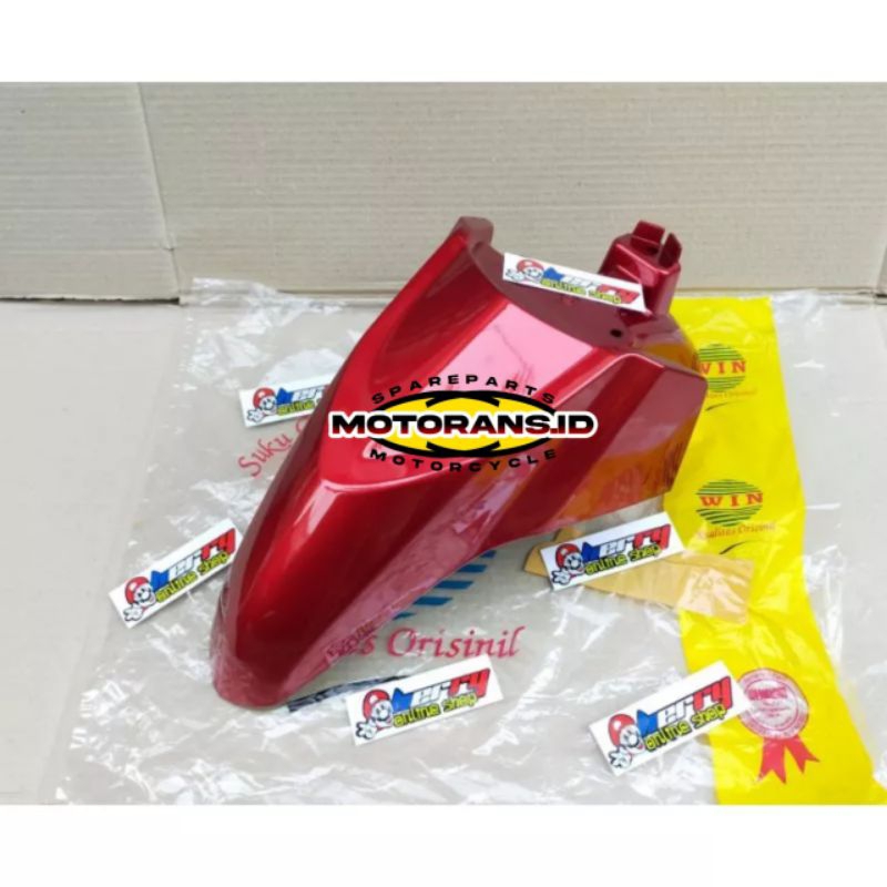 Front Fender Slebor Spakbor Depan Vario 125 Fi Old Lama Merah Maroon