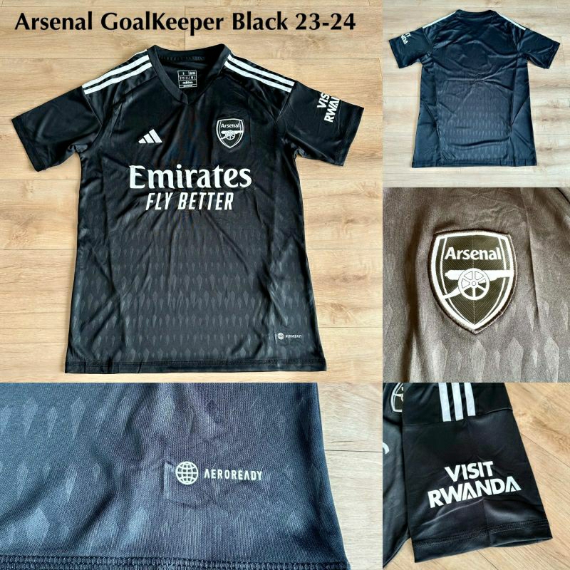 Jersey RSENAL GK KIPER BLACK 2023 2024 100% Best Quality