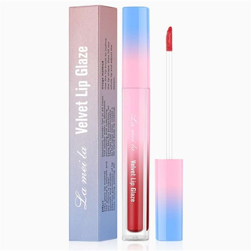 Lamailai Lameila 1011 Lipstik Velvet Lip Glaze Matte Tahan Air Waterproof