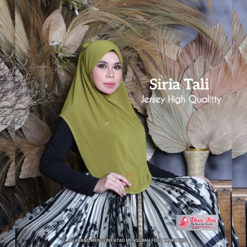HIJAB NON PET ANTI LETOY JILBAB SIRIA TALI DOA IBU JERSEY HQ HIGH QUALITY