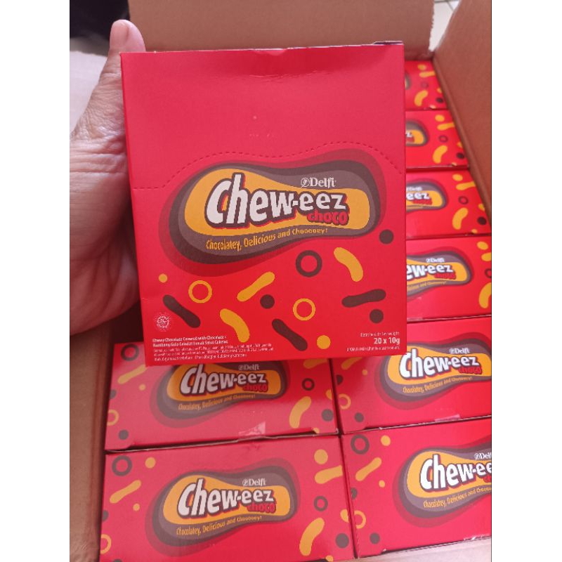 

Delfi Chew-eez Choco 1box isi 20pcs