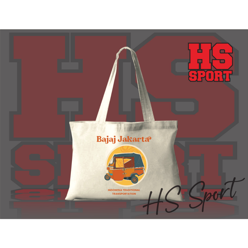 TOTEBAG - OLEH OLEH JAKARTA SOUVENIR TOTEBAG - TAS TOTEBAG JAKARTA