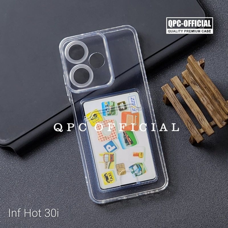 Infinix Hot 30 Infinix Hot 30i Infinix Hot 30 Play Card Case Bening Slot Kartu Case Infinix Hot 30 I