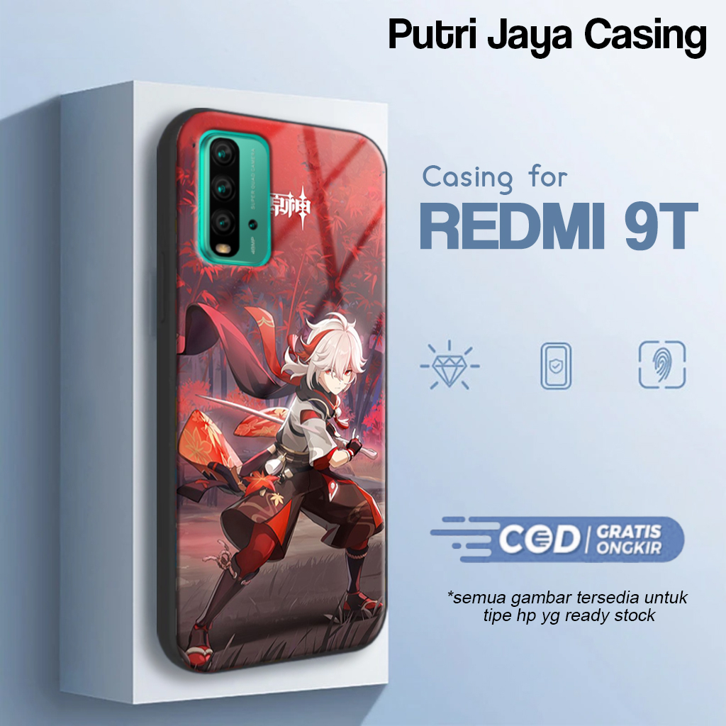 Case Redmi 9T Terbaru Genshin 03 Casing Redmi 9T Hardcase Softcase Glossy Kesing Terlaris PutriCase