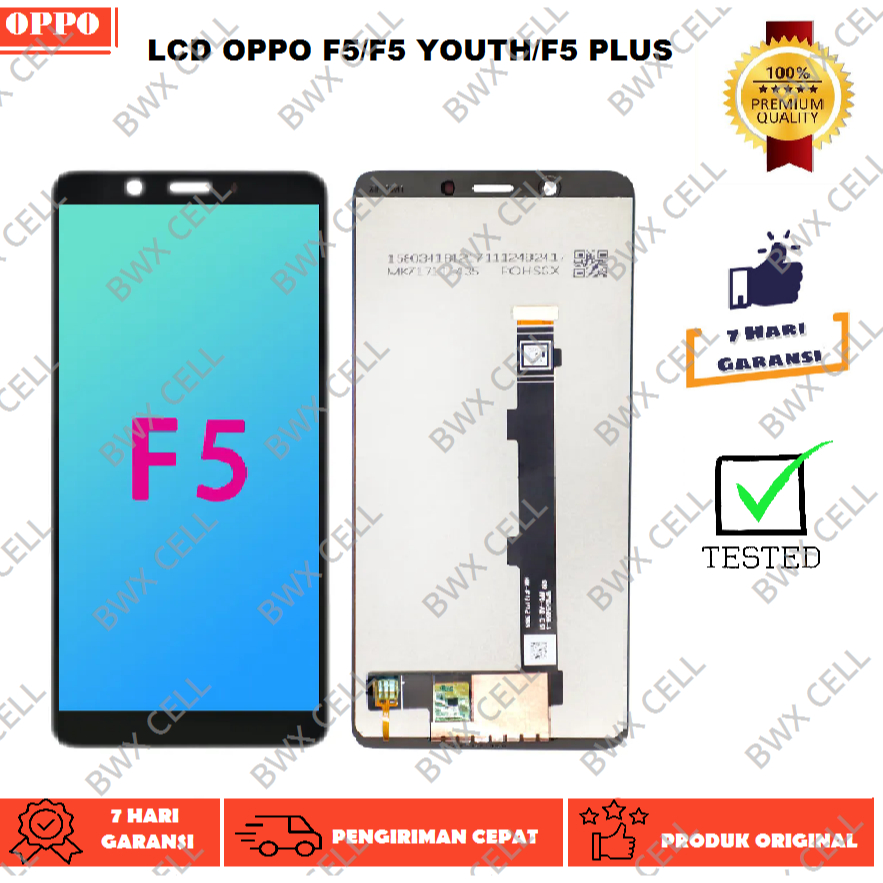 LCD OPPO F5 / F5 YOUTH + TS BLACK / WHITE