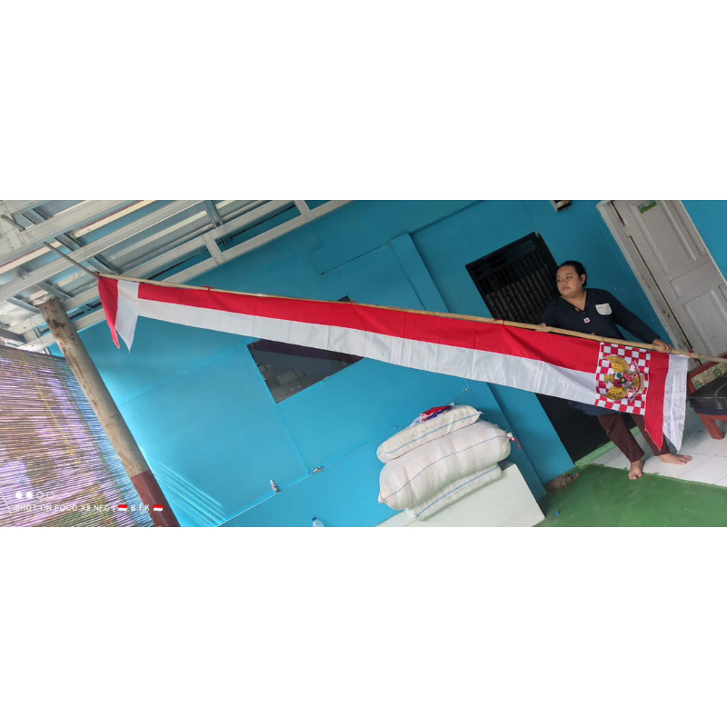 umbul umbul 5 meter custom bahan satin