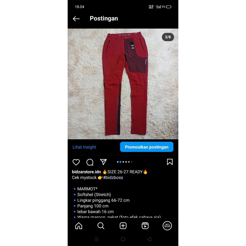 CELANA OUTDOOR MARMOT*