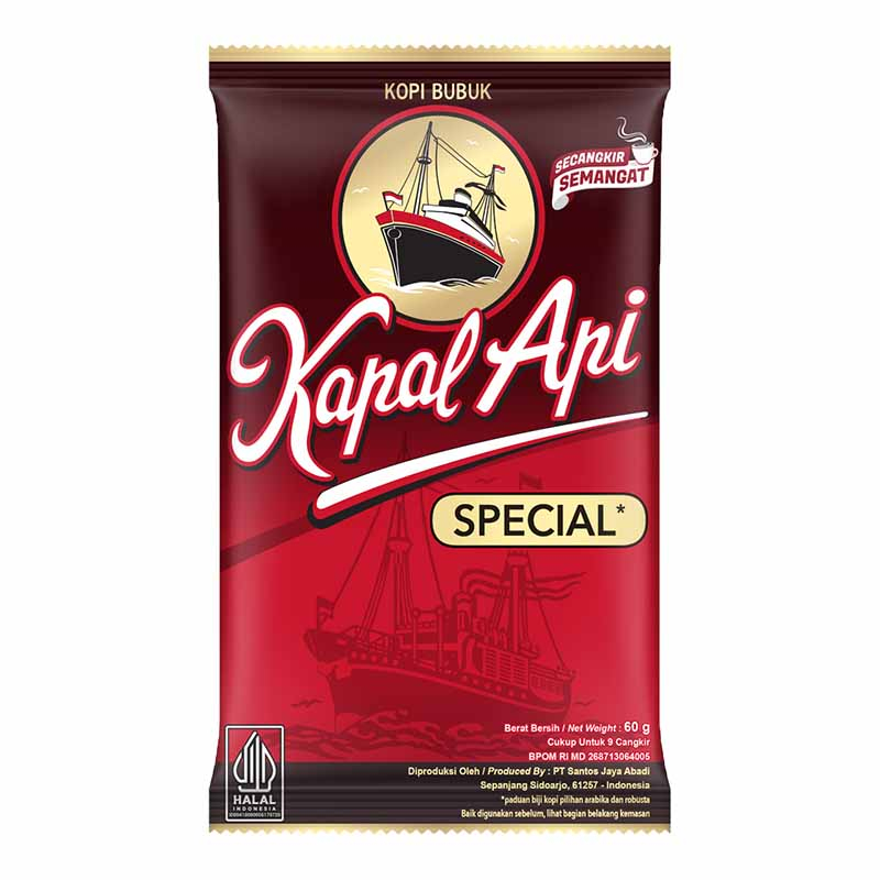 

Kapal Api Kopi Bubuk Instan Special 60 g