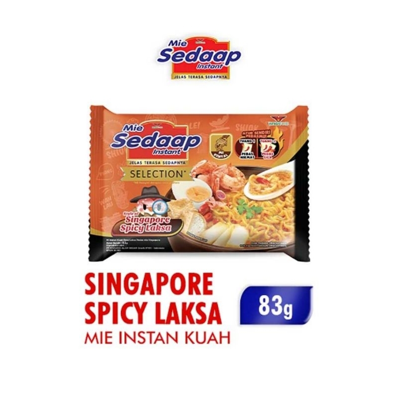 

Sedaap Mie Instant Selection Singapore Spicy Laksa 83 g