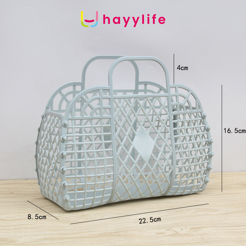 SOOKA Portable Bath Basket-keranjang PP Portabel Mandi, Keranjang Sampah Plastik Keranjang Penyimpanan alat Mandi, Keranjang buat Mencuci Keranjang bahan Lembut Keranjang HL-AGB794