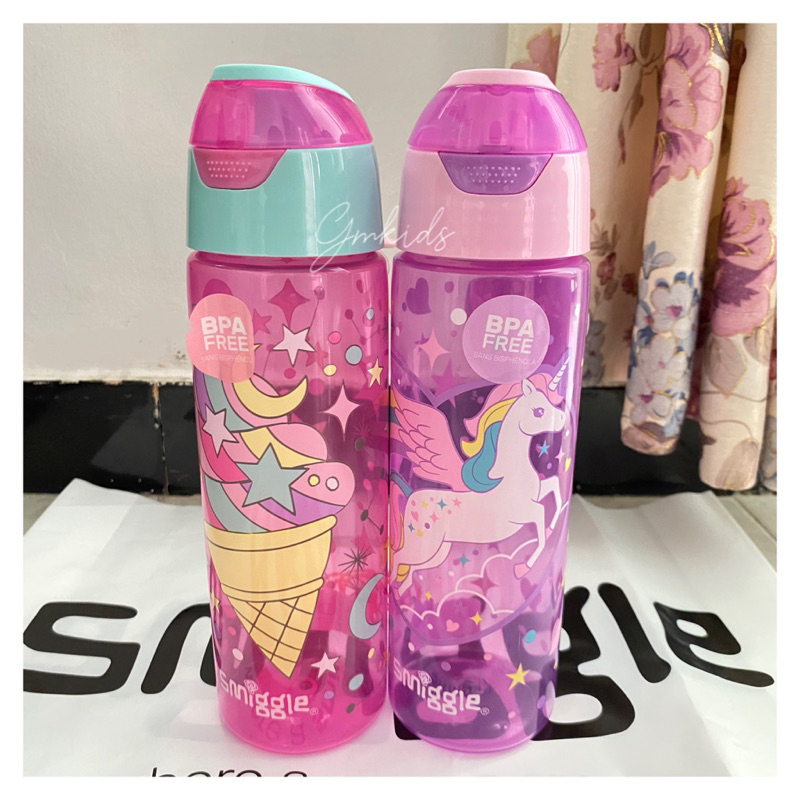 Smiggle Beyond Flip Lid Drink Bottle Original Botol Minum Smiggle