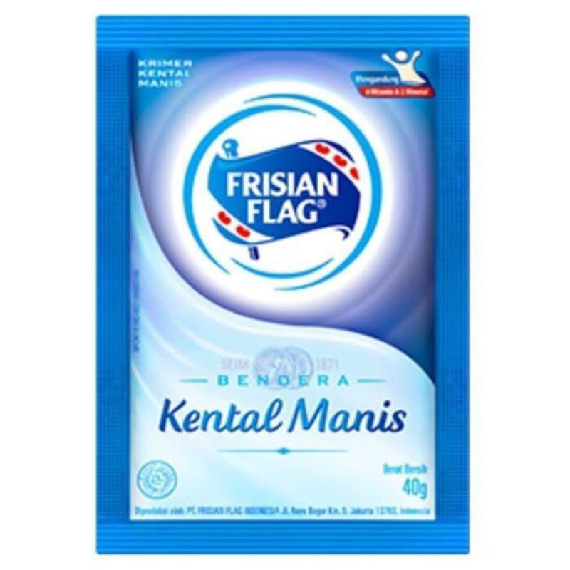 

FRISIAN FLAG SUSU KENTAL MANIS 40gr (isi 6 sachet)