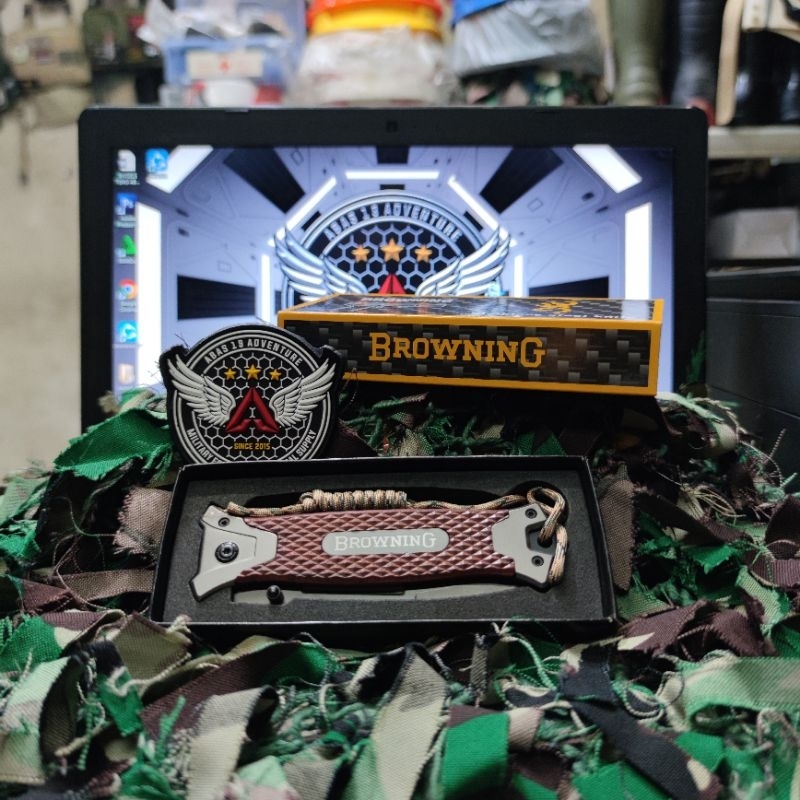 Pisau Taktis Survival BROWNING