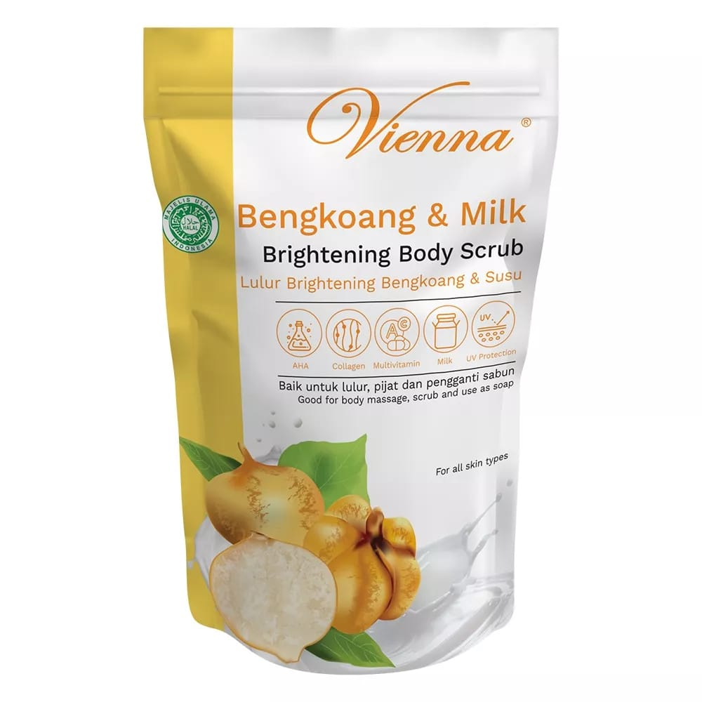 VIENNA BODY SCRUB BENGKOANG'S MILK - 1 KG POUCH