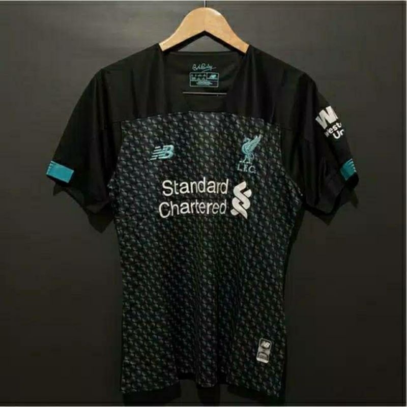 Jersey Liverpool l1v 3rd hitam black 19/20 go