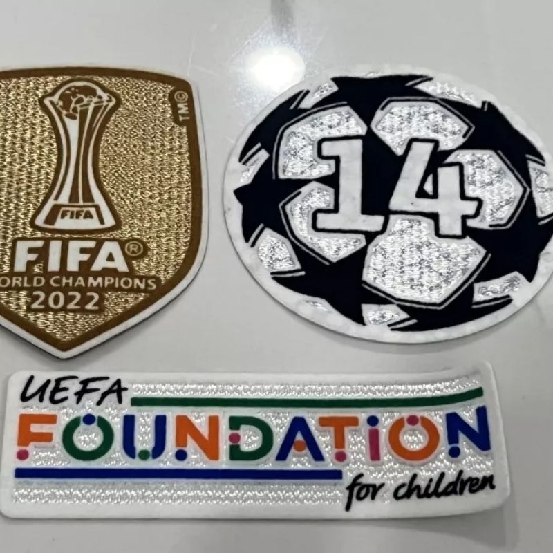 Patch full ucl madrid starball 14 fifa 2022 uefa foundation