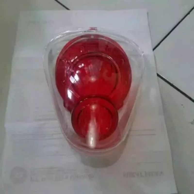 kaca mika lampu stop Honda Scoopy Fi
