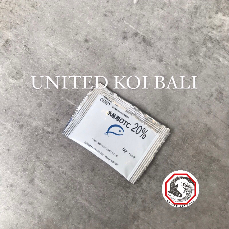 OTC 20% OBAT ANTIBIOTIK IKAN KOI