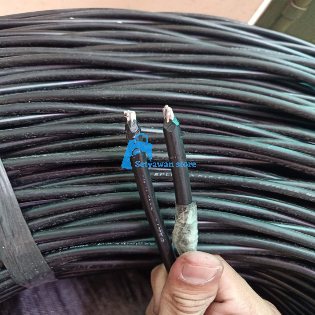 Kabel SR Twist Hitam Twisted SR TIC PLN 2×10mm 2×10 mm