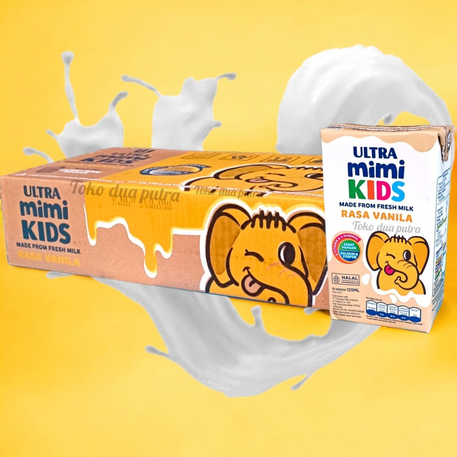 

Susu Ultra Mimi Kids Vanilla 125 ml X 40 pcs/ Ultra mimi Milk 125 ml