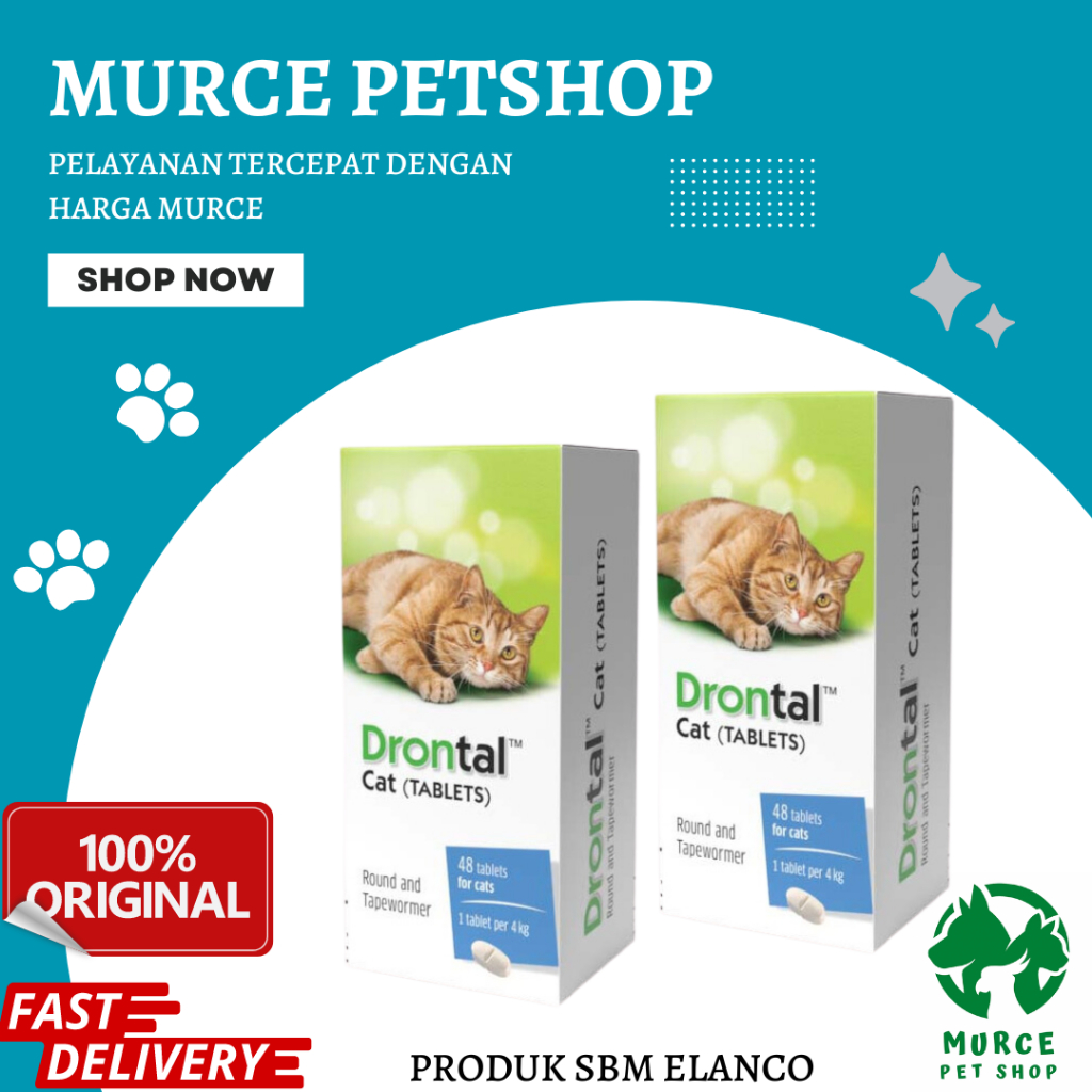 DRONTAL CAT INDONESIA OBAT CACING KUCING DRONTAL ORIGINAL