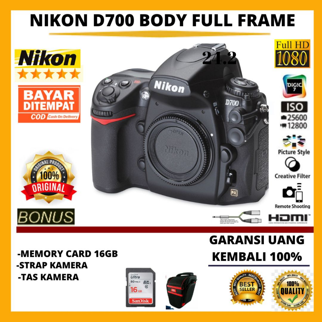 Nikon D700 BODY FULLFRAME