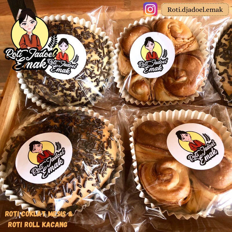 

Roti coklat Mesis & Roti roll Kacang