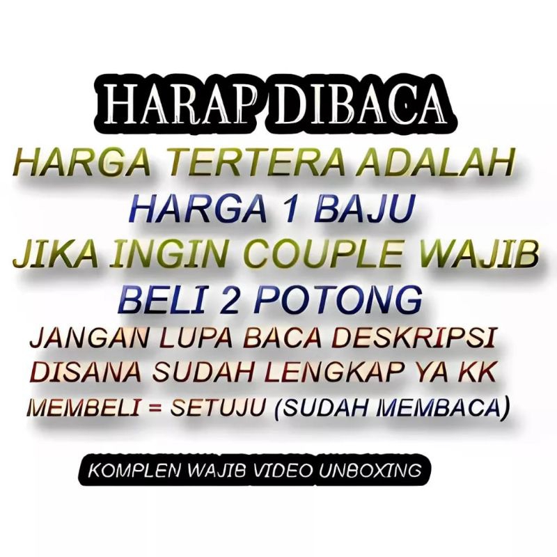 BAJU KAOS COUPLE PASANGAN LENGAN PANJANG / BAJU KAOS COUPLE PASANGAN / BAJU  COUPLE PASANGAN / BAJU KAOS COUPLE PASANGAN/ COWOK/CEWEK-2
