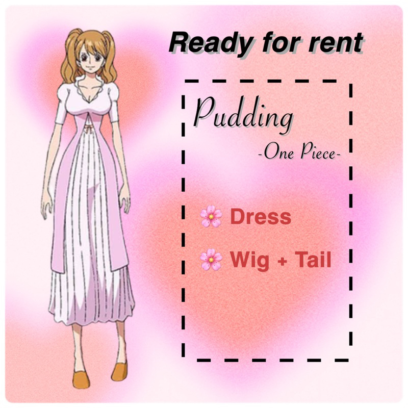Rental Cosplay Pudding One Piece (2)