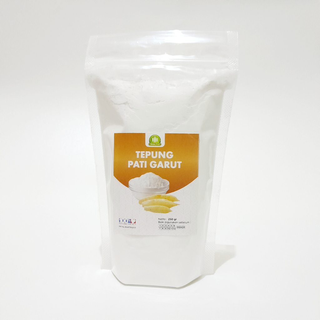 

Tepung Pati Garut Irut Klerut Lerut Angkrik Arrarut Arrowroot 250 gr