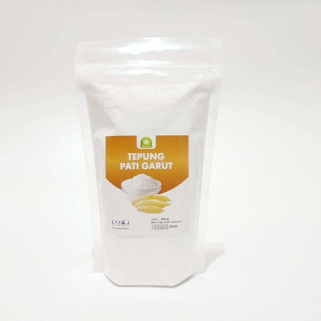 

Tepung Garut Irut Lerut Klerut Angkrik Ararut Arrowroot 250gr