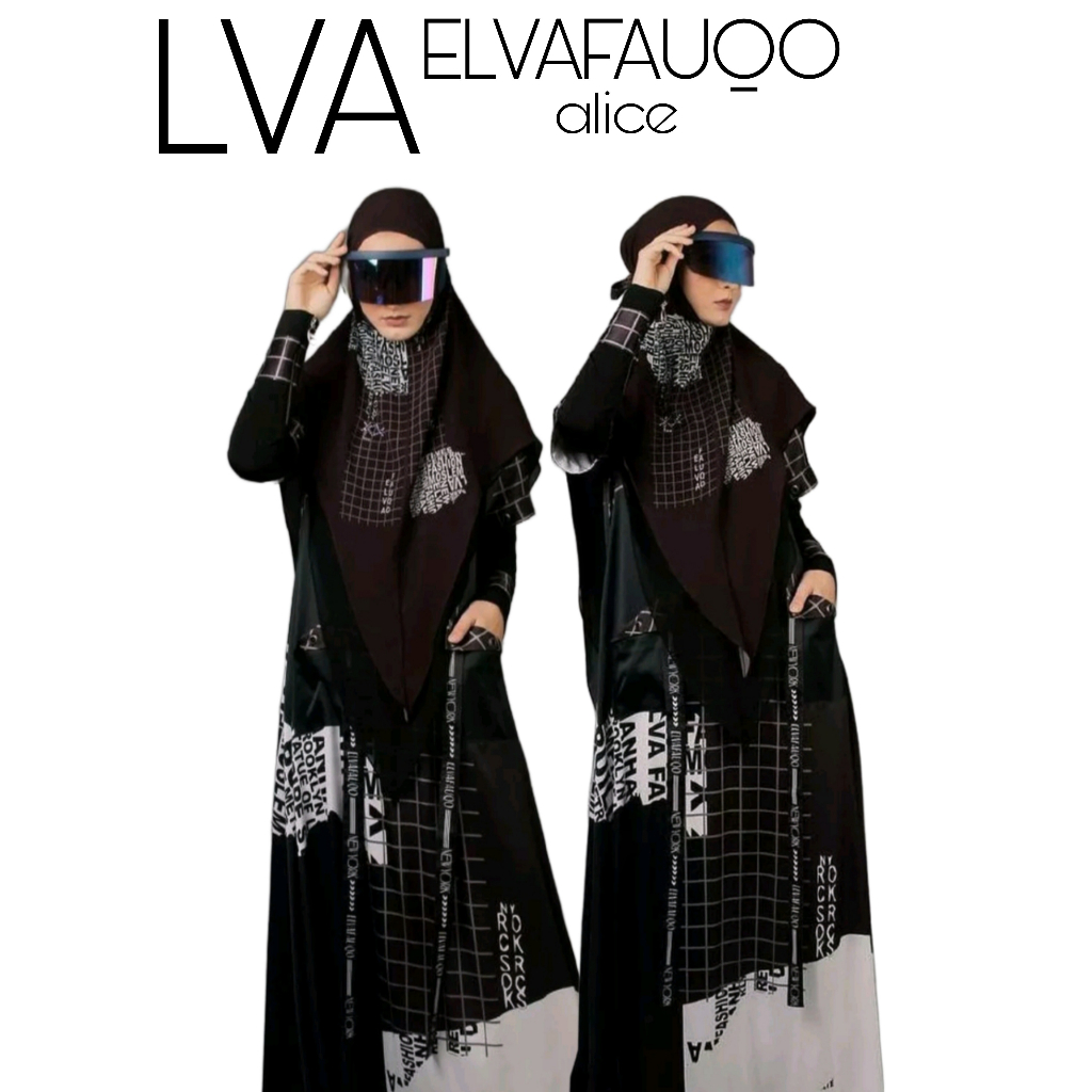 LVA SYARI I ELVAFAUQO I ALICE SERIES I BAJU SET SYARI
