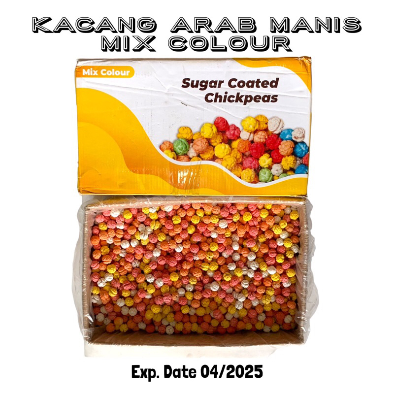 

Kacang Arab Manis Sugar Coated Chickpeas 500gr